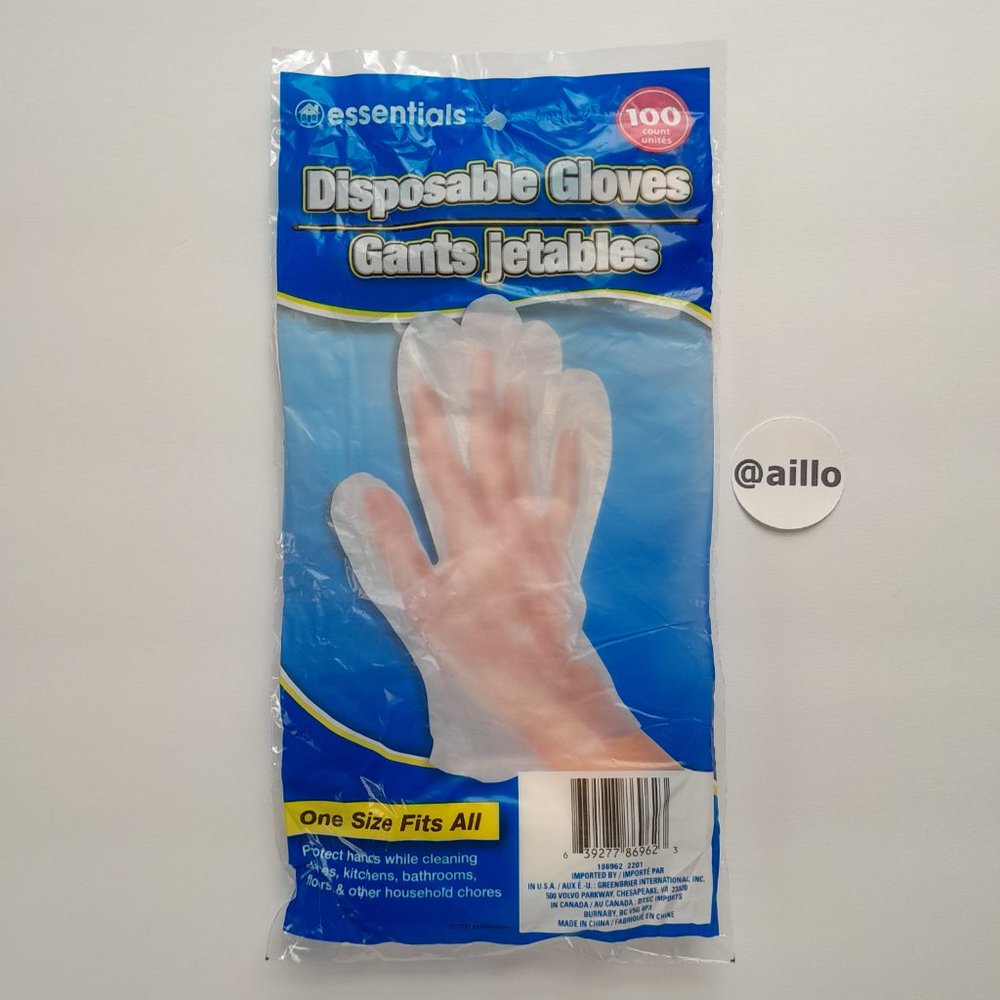 Essentials Disposable Gloves, 100-ct. Pack